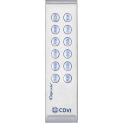 Clavier à code inox Bluetooth 3 relais, dimensions 165 x 43 x 27 mm