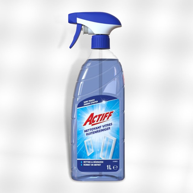 CLEANING - Actiff Nettoyant vitres bleu Spray 1L - 262616 CLEANING - Actiff Nettoyant vitres bleu Spray 1L - 262616