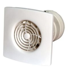 CODUME - Ventilateur Silencieux extraplat + hygrostat + minuterie - 96m³/h - SR100HT