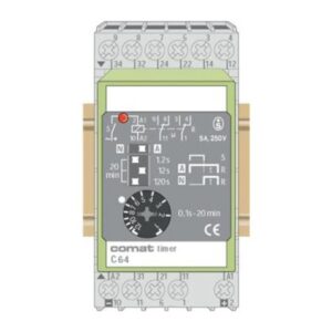 COMAT - Relais temporisé C64 110-240V AC/DC 0.1s-20min - C64/UC110-240V