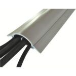 Cable Equipements - TOP 10 : passage de plancher SOUPLE (en rouleau) - 3m - GRIS - 2 canaux - - PCT10B300