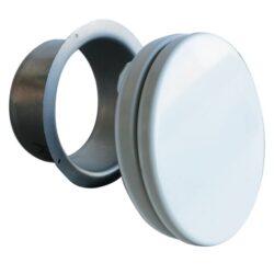 Détails visibles de Bouche TV à noyau soufflage luxe blanc Ø125 mm pour Bouches et valves de ventilation