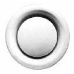 Cebeo - Bouche à noyau - en métal blanc RAL9010 - AV reprise - diamètre 80mm - 99.AV080