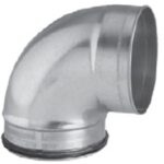 Cebeo - Coude court MF 90° - Ø160mm - avec joint - 99.BDKF9160