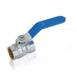 Détails visibles de Robinet à boisseau sphérique femelle-femelle 4/4 bleu pour Raccords de chauffage