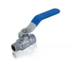 Détails visibles de Robinet à boisseau sphérique 5/4 MF levier acier￼ pour Raccords de chauffage