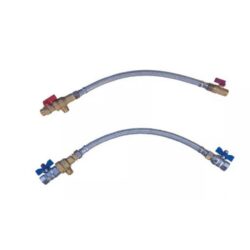 Set de remplissage flexible 1/2 M/M 400 mm, configuration visible