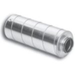 Cebeo - Silencieux isolant 50 mm avec joint en caoutchouc Ø 125 mm - L=600 - 99.SIL125.600