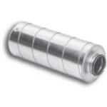 Cebeo - Silencieux isolant 50 mm avec joint en caoutchouc Ø 160 mm - L=600 - 99.SIL160.600