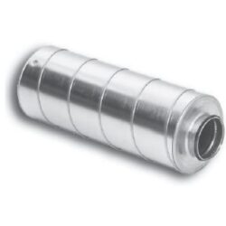 Cebeo - Silencieux isolant 50 mm avec joint en caoutchouc Ø 200 mm - L=600 - 99.SIL200.600