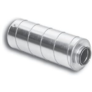 Cebeo - Silencieux isolant 50mm avec joint en caoutchouc - diamètre 125mm - L=900 - 99.SIL125.900