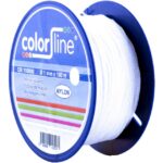 Color-Line - Corde maçon nylon BLANC- 1 mm x 100 m - CR 110000