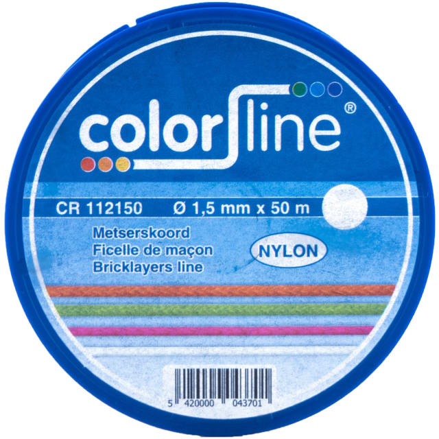 Color-Line - Corde maçon nylon BLANC- 1 Color-Line - Corde maçon nylon BLANC- 1