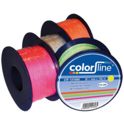 Color-Line - Ficelle de maçon 1mm x 50m - NYLON - jaune fluo - CR 130050