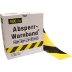 Color-Line - Ruban de signalisation SUPER 500 m x 80 mm - jaune/noir - VM 151888