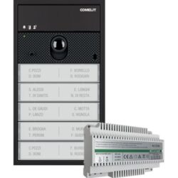 Comelit - BASISKIT VOOR 2-DRAADS AUDIO-VIDEOSYSTEEM 4 TOT 10 DK - ZWART - ULTRAVIDEOKITB