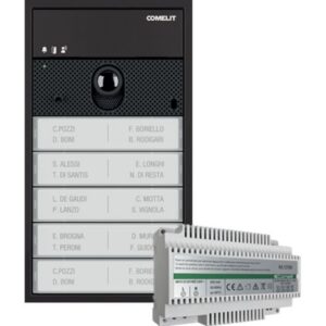 Comelit - BASISKIT VOOR 2-DRAADS AUDIO-VIDEOSYSTEEM 4 TOT 10 DK - ZWART - ULTRAVIDEOKITB