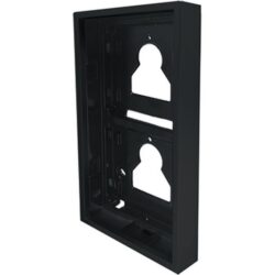 Détails visibles de Boîtier en saillie 2 modules Ultra noir pour Boîtes de montage en saillie