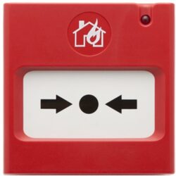 Détails visibles de Déclencheur manuel d’alarme incendie normalisé pour Boutons d’alarme incendie