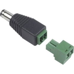 Détails visibles de Connecteur d'alimentation jack mâle pour Connecteurs électriques