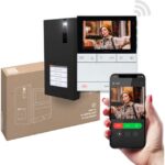 Comelit - ENKELVOUDIGE KIT MET QUADRA ZWART EN PEOPLE-HF WIFI