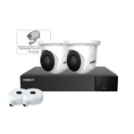 Comelit - IPNVR004N06PASL + WDSK324A + 2x IPTCAMN04FA + 43503 +2x JBA-TBBA + 3 x SCHEQUE - IPTKIT4N04PABE