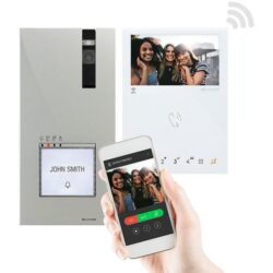 Détails visibles de Kit interphone vidéo WiFi Quadra Mini HF Simplebus 8451V pour Kits vidéophone
