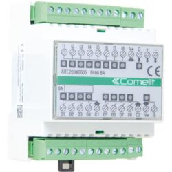Module opto-isolé 9 entrées 8 sorties relais, configuration visible