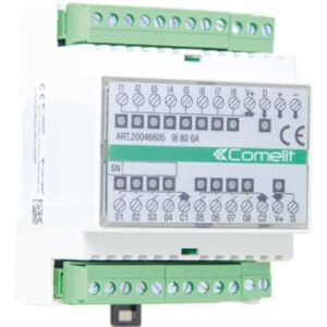 Comelit - Module opto-isole 9 entrees num./ 8 sorties relais 6 a sh - 20046605