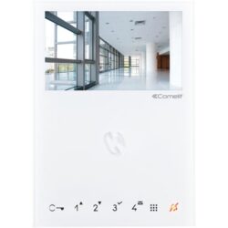 Détails visibles de Moniteur vidéo couleur mains libres blanc VIP 6722W pour Moniteurs vidéophone