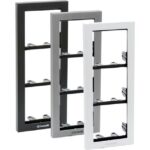 Comelit - Powercom-ikall cadre de porte module avec cadre de finition noir 1 mod. - 3311/1A