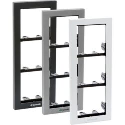Comelit - Powercom-ikall cadre de porte module avec cadre de finition noir 1 mod. - 3311/1A