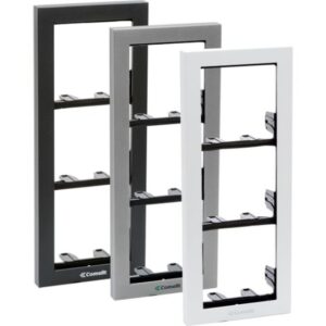 Comelit - Powercom-ikall cadre de porte module avec cadre de finition noir 1 mod. - 3311/1A