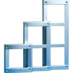 Comelit - Vandalcom cadre de finition 3 mod. gris acier - 3161/3A