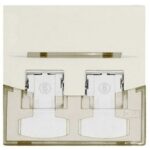 Corning - Modern Design Volition 45x45 Face avant 2 ports