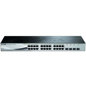 D-LINK - 24-port 10/100/1000 Base-TX port with 4 x SFP ports - DGS-1210-28/E