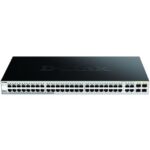 D-LINK - 48 10/100/1000 Base-T port with 4 x SFP ports - DGS-1210-52/E
