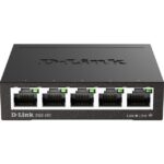 D-LINK - 5-PORT 10/100/1000 DESKTOP UNMANAGED SWITCH - DGS-105/E