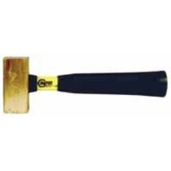 Détails visibles de Marteau cuivre rouge tête carrée 500 g manche Nupla H pour Outils à main