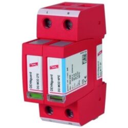 Détails visibles de Parafoudre Type 2 monophasé 2P 275 V TT/TN pour Parafoudres