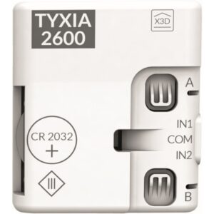 DELTA DORE - Tyxia 2600 | Emetteur nanomodule 2 voies alimenté par pile - 6351399