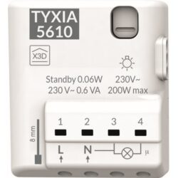 DELTA DORE - Tyxia 5610 | Récepteur micromodule 1 voie éclairage On/Off - 6351400