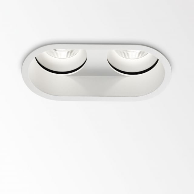DELTA LIGHT - Diro duo ST OK LED 93033 S1 plafonnier encastré 3000K CRI90 33° IP23/20 blanc - 202 292 812 932 W DELTA LIGHT - Diro duo ST OK LED 93033 S1 plafonnier encastré 3000K CRI90 33° IP23/20 blanc - 202 292 812 932 W
