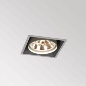 DELTA LIGHT - Grand Carree 111 downlight enc 100W QR-LP111 G53 12V 0-50°/360° IP20 blanc - 202 24 11 W