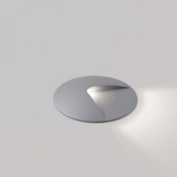 Spot extérieur encastrable LED gris alu 1, configuration visible