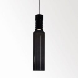 Détails visibles de Suspension design fumé noir Miles C4 23939 9230 6M pour Lampes suspendues