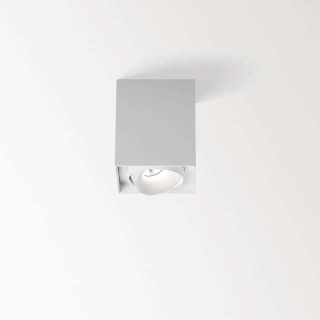 DELTA LIGHT MINIGRID 67 spot plafond LED Spot plafond LED blanc carré orientable avec source lumineuse encastrée
