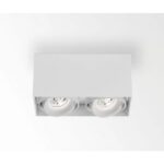 DELTA LIGHT - Minigrid ON 250 BOX DIM5 plafonnier apparent IP20 Dali dimbaar blanc - 202 79 12 ED5 ID9078 W