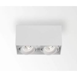 DELTA LIGHT - Minigrid ON 250 BOX DIM5 plafonnier apparent IP20 Dali dimbaar blanc - 202 79 12 ED5 ID9078 W