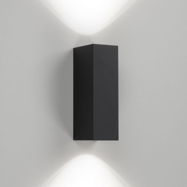 DELTA LIGHT MONO II applique murale Applique murale extérieure LED gris foncé rectangulaire IP54 éclairage haut et bas